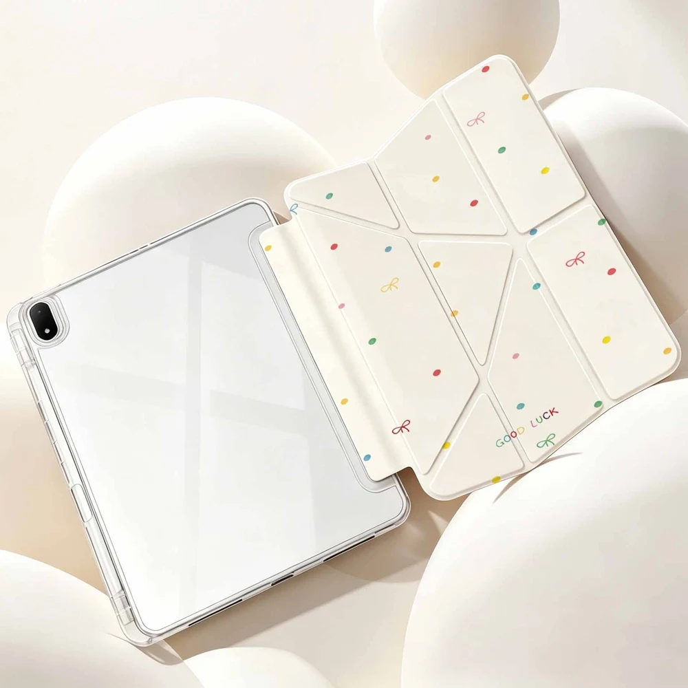 Premium Protective Tablet Case with Pen Slot - Good Luck Edition