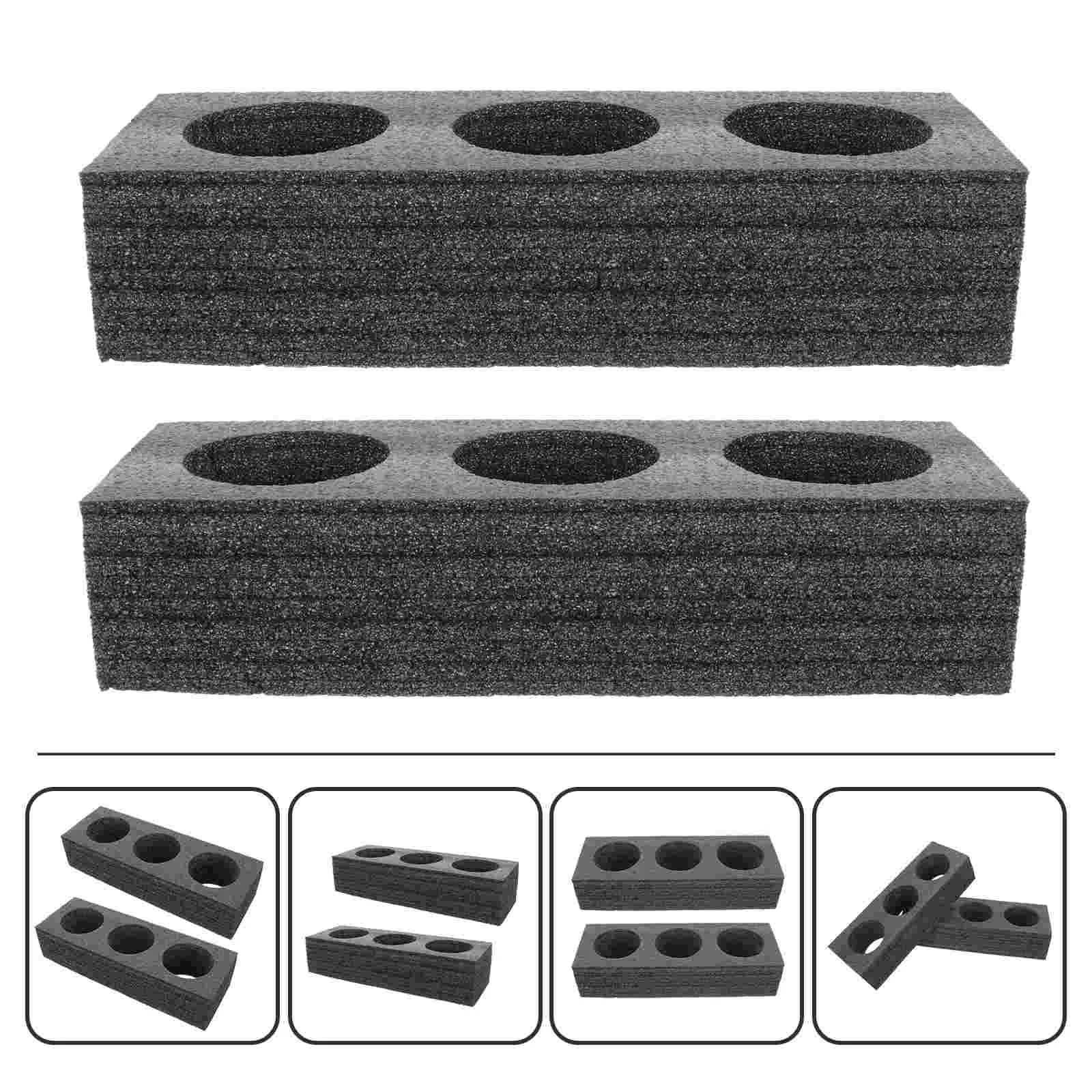 

Drinking Coffee Cup Holders 3-hole Paper Coffee Cup Holders Takeout Cup Packing Tools Hot Holes Ink Coffee Cup Holder Stand