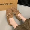 Casual Woman Shoe Fringe Female Footwear Autumn Soft Loafers With Fur Slip-on Tassel Dress Summer Fall New Slip On Moccasin Floc 3