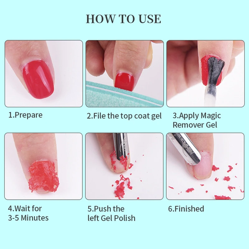 15ml Burst Remove Gel Magic Remover Nail Gel Polish Fast Gentle Clean Nail Degreaser For Semi Permanent UV Mancure Art nail polish remover,nail gel remover,nail debonder