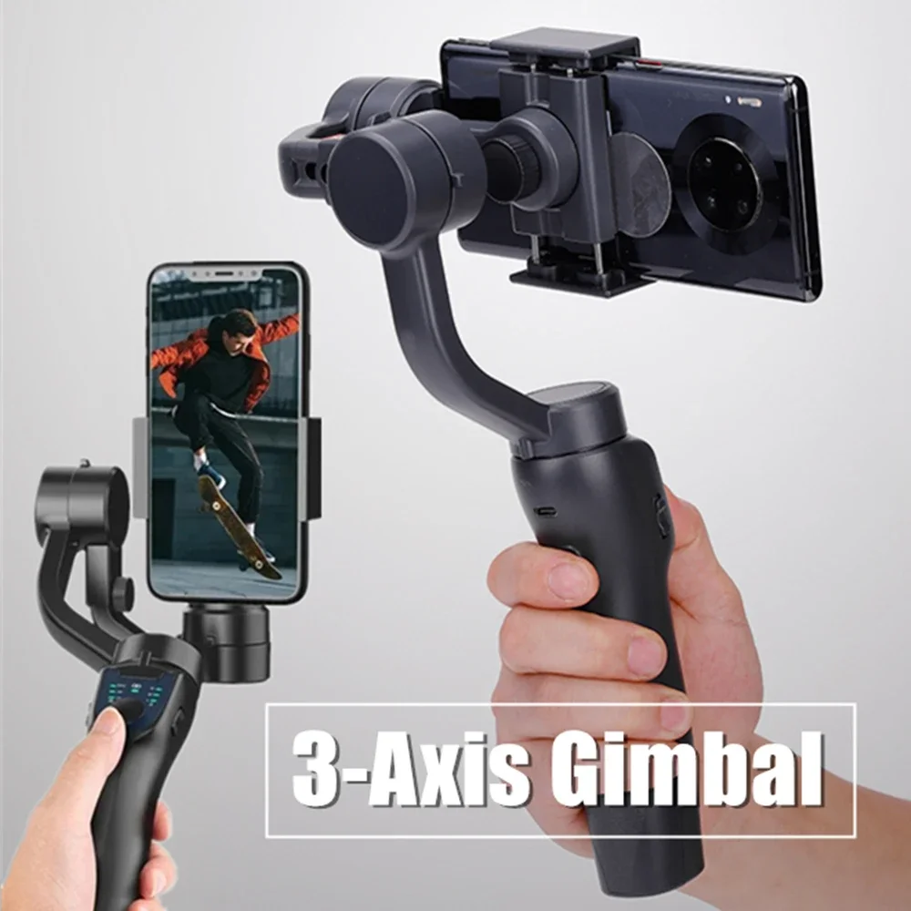 

Smart 3-Axis Handheld Gimbal Smartphone Stabilizer Cellphone Selfie Stick for Android iPhone Phone Vlog Anti Shake Video Record