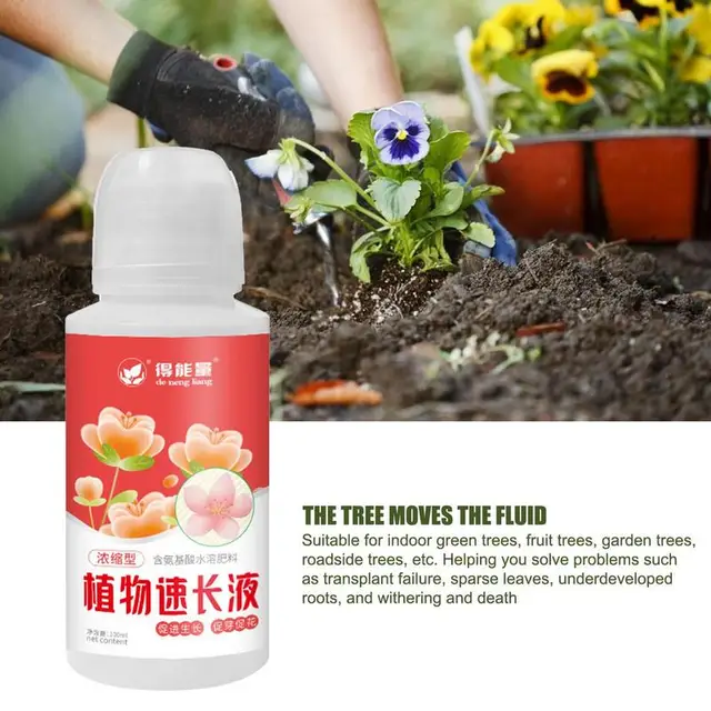 Zamatos Műtrágya Hordozható Növekedés Promóció Gyors Gyökérnövekedés Fokozza A Folyékony Multi Tápanyagokat Növények Udvarának Kertjéhez - Image 4