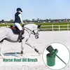 Hoof Oil Brush Bristles Uniform Hoof Oil Bucket Brush Leak-Proof Hoof Oil Bottle For Horse Training Racecourses Horse Breeding 4