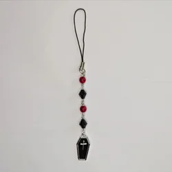 Enchanting Gothic Pumpkin Phone Charms - Spooky Pastel & Y2K Grunge Style (Black)
