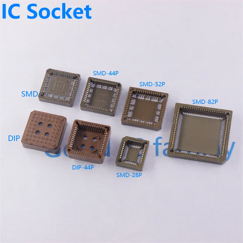 Enhanced PLCC IC Socket Adapter - SMD to DIP, Available Now