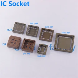 Enhanced PLCC IC Socket Adapter - SMD to DIP, Available Now (PLCC - 20P 1PCS)
