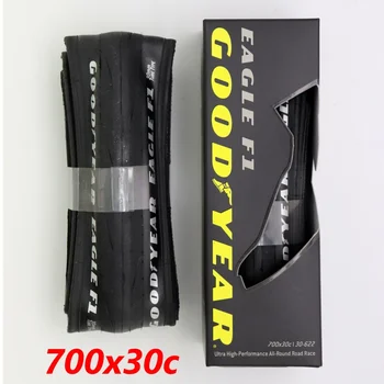 GoodYear Eagle F1 700x30c Tubo per bici da stradaPneumatico per copertoncino pieghevole 30-622c Nero
