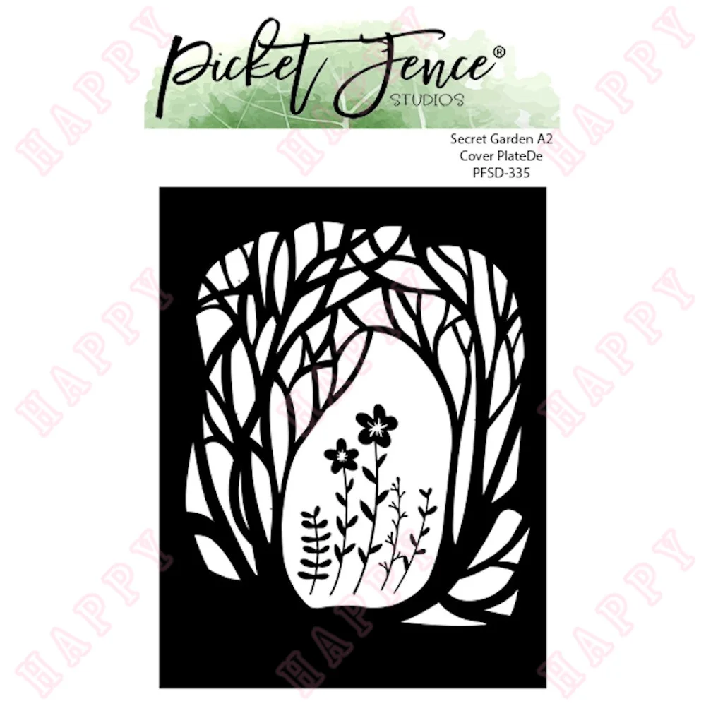 

Metal Cutting Dies Secret Garden A2 Cover Plate Scrapbook Diary Decoration Paper Craft Embossing Template DIY Greeting Handmade