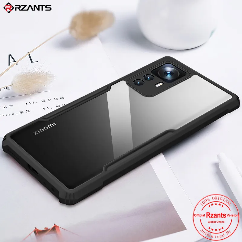 Твердый защитный чехол Rzants для Xiaomi 12T 12T Pro, тонкий прозрачный чехол
