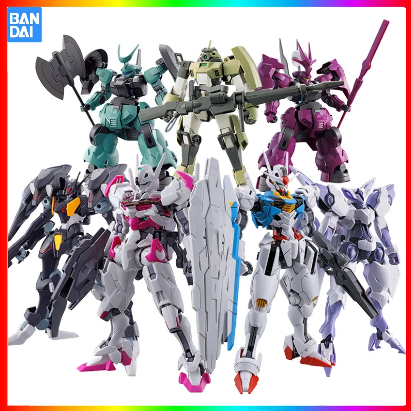 

In Stock Bandai Original HG 1/144 Anime TWFM Gundam Aerial Michaelis Lfrith Dilanza Action Figure Assembly Model Collectible Toy