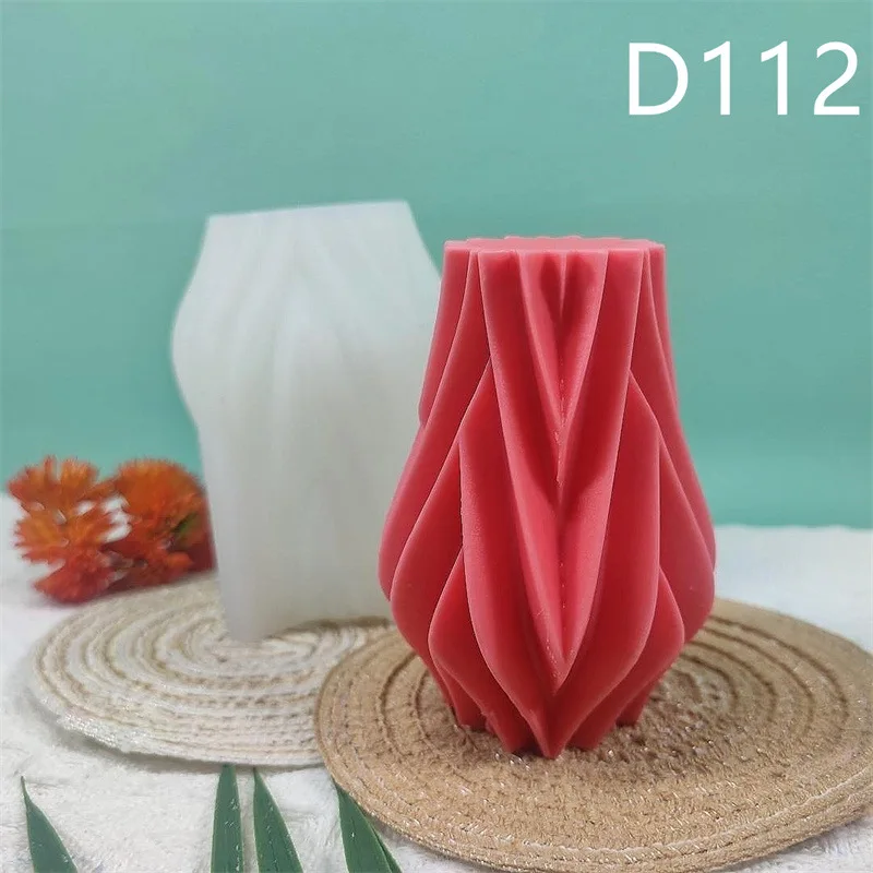 

Simple Vase Candle Silicone Mold Gypsum form Carving Art Aromatherapy Plaster Home Decoration Mold Gift Handmade