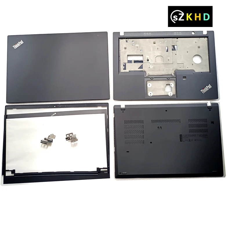 

NEW origi Notebook For Lenovo ThinkPad T495 T490 LCD Back Cover Laptop LCD Front Bezel Cover Hinges Palmrest Bottom Case