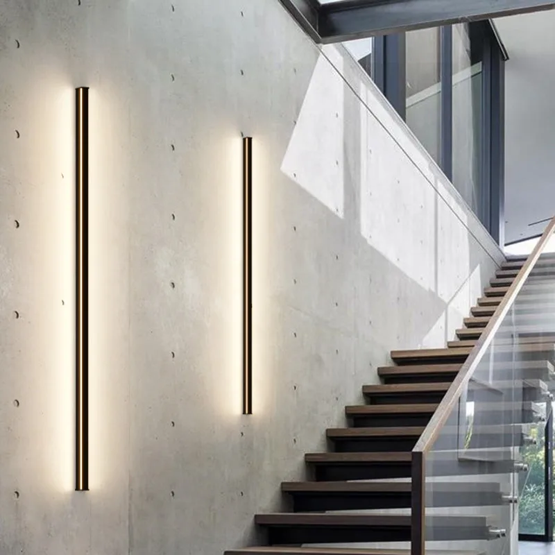 

Living Room Sofa Background LED Wall Lamp Aisle Bedroom Bedside Wall Lamp Simple Ceiling Lamp Light Luxury Long Wall Lamp