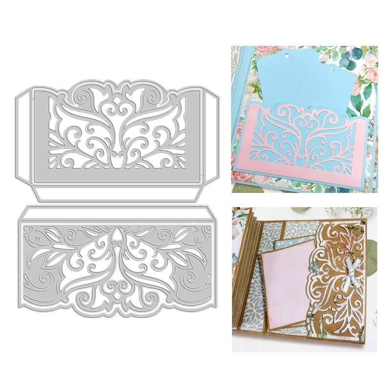 

Новинка 2022 Элегантный карманный и откидной штамповочный Набор металлические пресс-формы для скрапбукинга тиснение рамка карточка Ремесло рождественские поделки