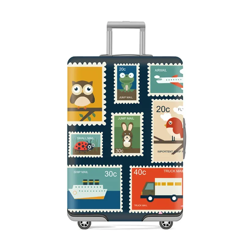 Luggage Cover Elastic Travel Trolley Suitcase Protective Baggage Cover Cartoon Suitcase Cover Child Cartoon Travel Accessories 4