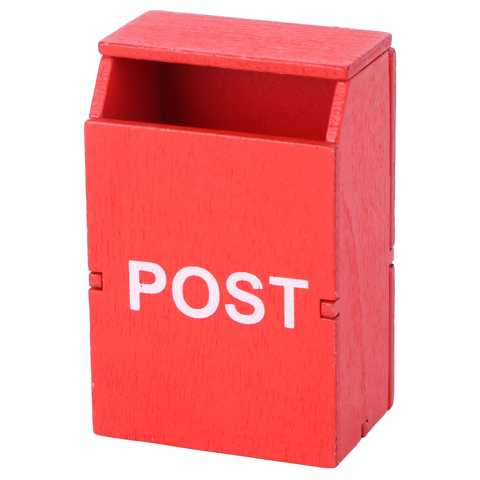 

Decorative Mailbox House Scene Decoration Miniature Toy Model Wooden Prop Child