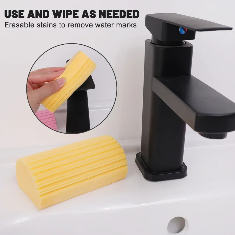 Cepillo de esponja portátil para limpiar la humedad, limpiador de ventanas, espejos de vidrio húmedos reutilizables, herramientas de limpieza de baño y cocina