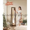 360° Swivel Jewelry Cabinet, Lockable Jewelry Organizer with Full-Length Mirror, Rear Storage Shelves, Jewelry Armoire 2