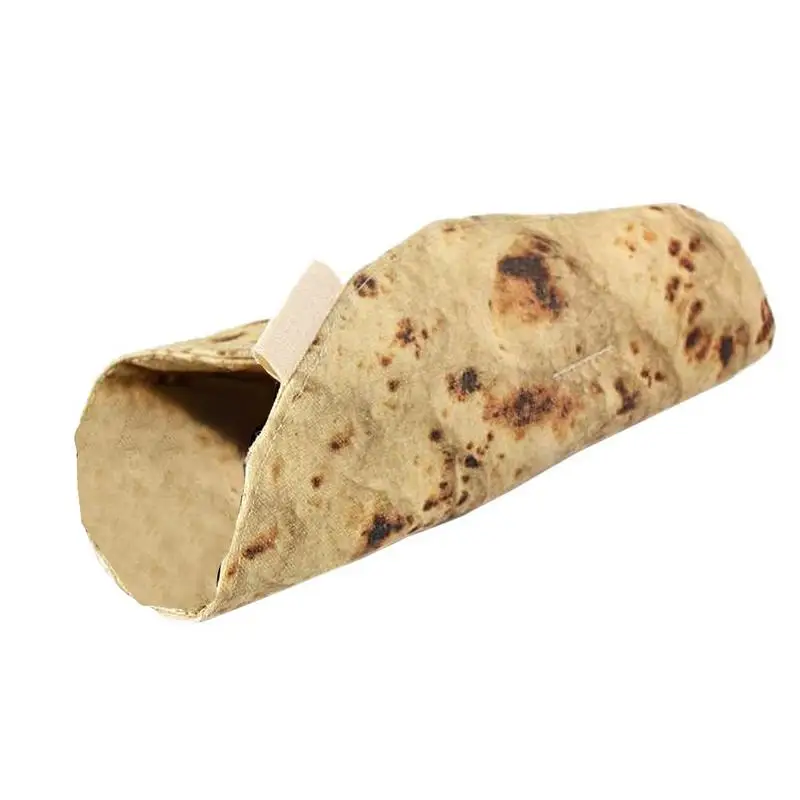 

Roll Pencil Case Burrito Storage Bag Funny Burrito Tortilla Roll Pencil Case Pen Pouch School Supplies BW
