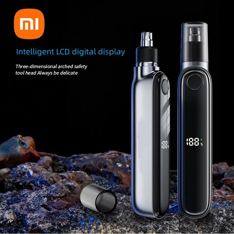 Xiaomi Mijia Electric Nose Hair Trimmer Portable Electric Shaving Men USB Charging Automatic Waterproof Mini Nose Hair Remover 2