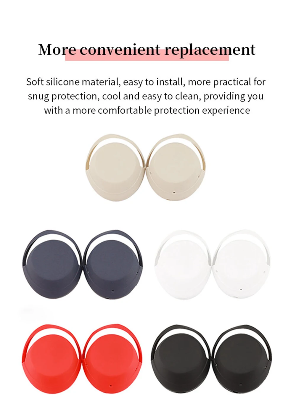 Quality Headphone Cover for Sony WH-1000XM4 Earphone Silicone Protective Case 1000XM4 Headset Headbeam Protector Sleeve