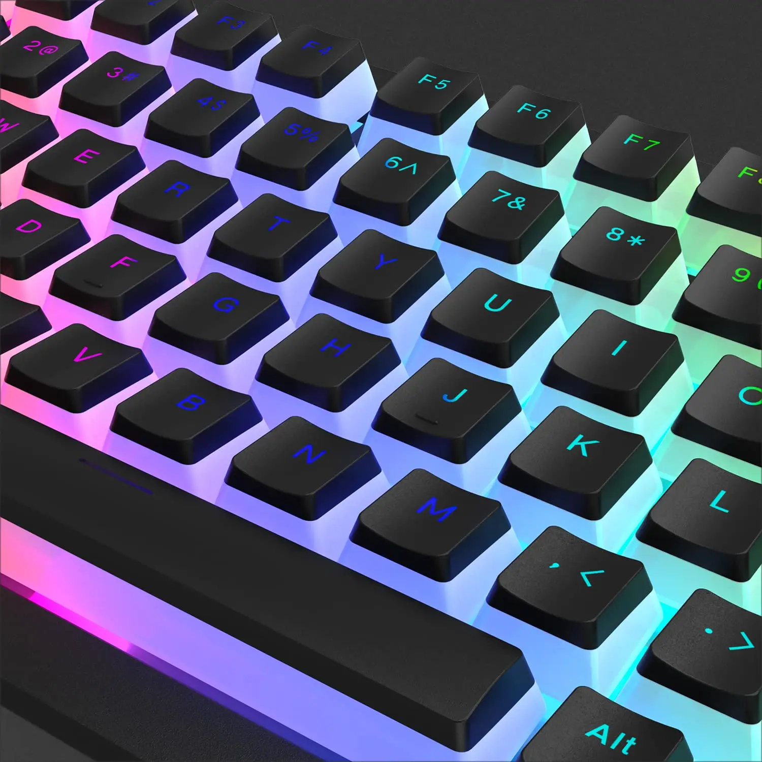 Pudim Pbt Double Shot Keycaps Oem Perfil Custom Keycap Conjunto Suit para 100 75 65 60 Teclado Mecânico Gaming 165 Chave - Imagem 6