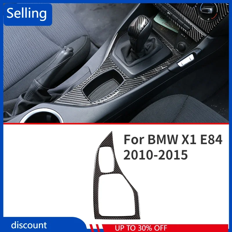 

Центральное управление из углеродного волокна для BMW X1 E84 2010-2015, декоративная панель переключения передач, аксессуары для отделки, левый и правый руль