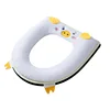 for Winter Home Cute Toilet Mat pad Thickened Warm WC Seat warmer case cushion Zipper soft Toilet rim Seat cape Cover Universal 6