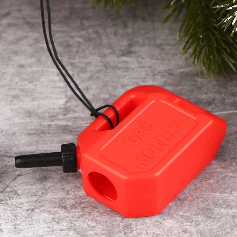1PC Christmas Gas Can Ornament With Money Pendant Gas Can Christmas Ornament Funny Money Holder For XMAS Tree Holiday Decor
