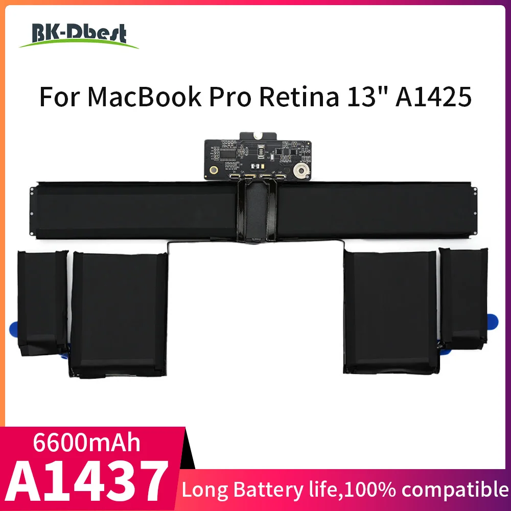 

BK-Dbest 100% совместимый сменный аккумулятор A1437 для Apple MacBook Pro 13 дюймов A1425 конец 2012 ранние 2013