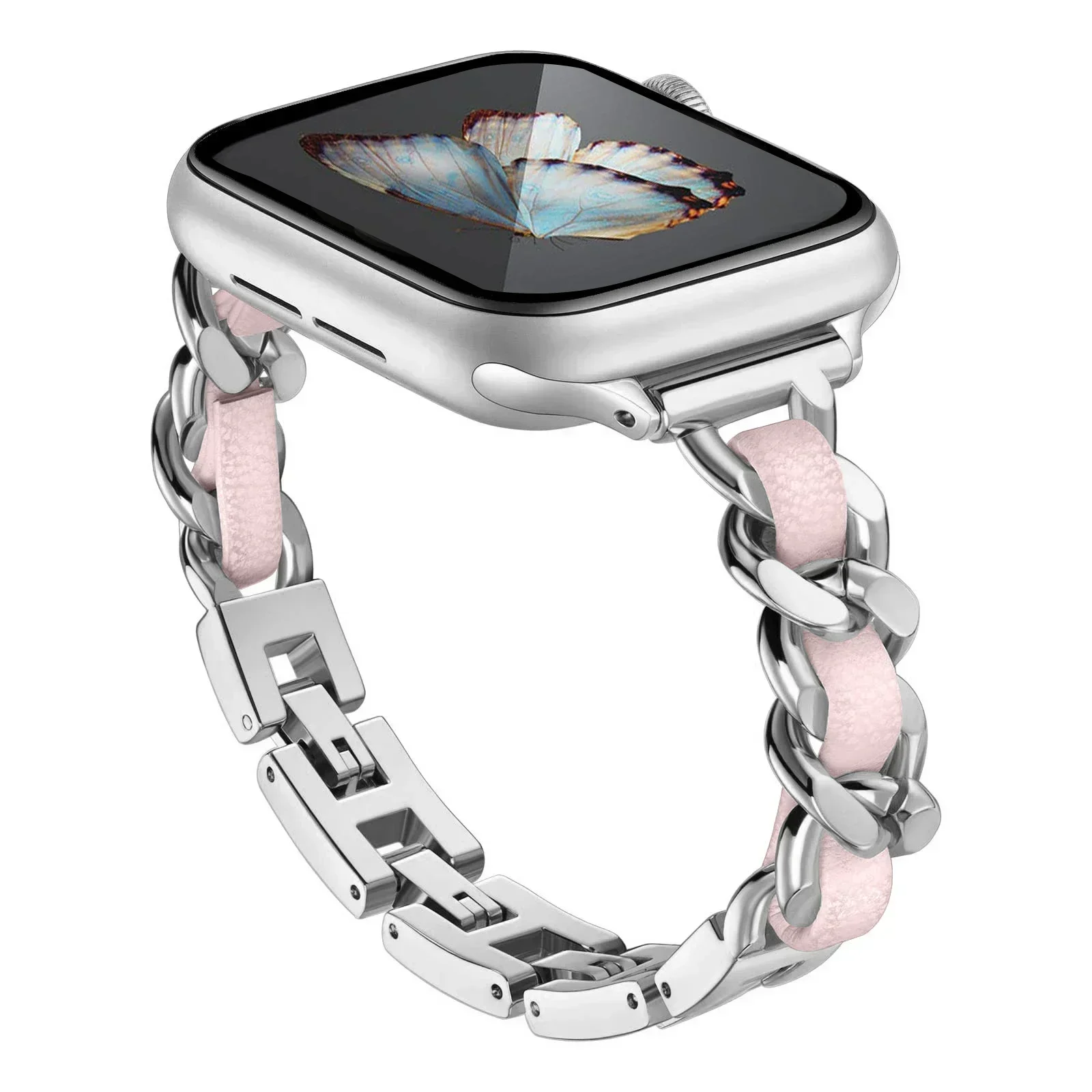 Premium Stainless Steel Watch Band - Elegant Metal Bracelet Strap