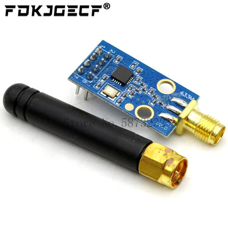 Modulo Wireless Cc1101 Con Modulo Ricetrasmettitore Wireless Antenna Sma Per Arduino 433Mhz Migliora Il Segnale