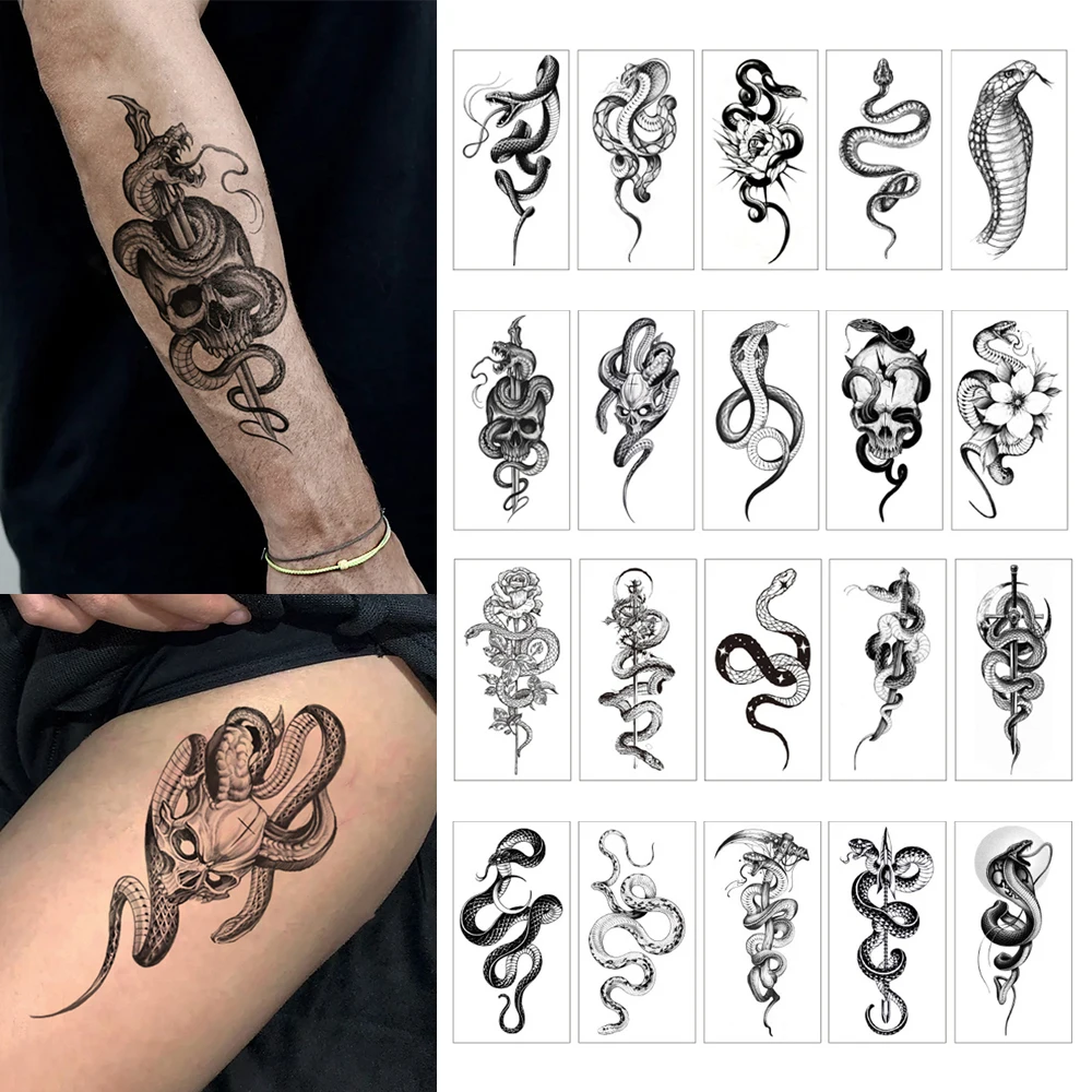 feminino tatuagem feminina no braço cobra: minha experiência com as  tatuaagens temporárias que mudaram meu estilo, image size:1000x1000