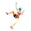 Resin 1/64 Scale Climbing People Figures, Miniature People Model for Diorama Layout 2