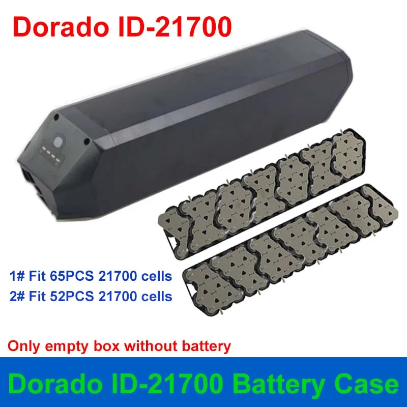 

Dorado ID-21700 Battery Case 36V 48V ID-2170 Empty Box Nickel Strip 30A BMS Fit 52PCS 65PCS ID 21700 Cells For DIY eBike Battery