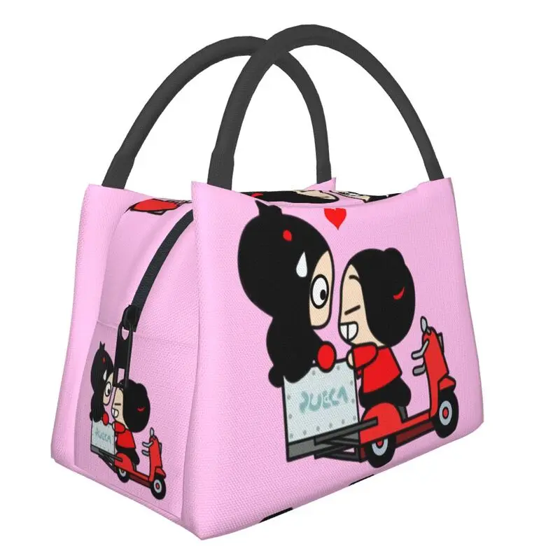 

Изолированная сумка для ланча Pucca X Garu для женщин, герметичная анимационная термоохлаждающая коробка для бенто, для офиса, пикника, путешествий