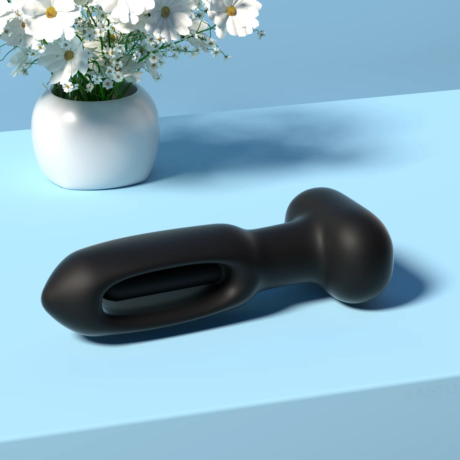 Masseur de prostate vibrant et plug anal connecté par application_voghion.com