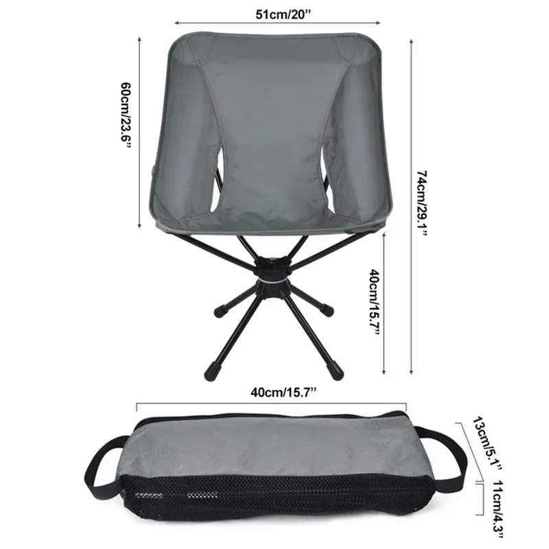 Portable Swivel Camping Chair 4
