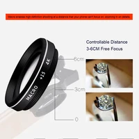 37MM 15X Macro Lens 4K HD Professional Photography Phone Camera Lens for Eyelashes Diamond Jewelry 30X Macro Lens for Smartphone - Image 4