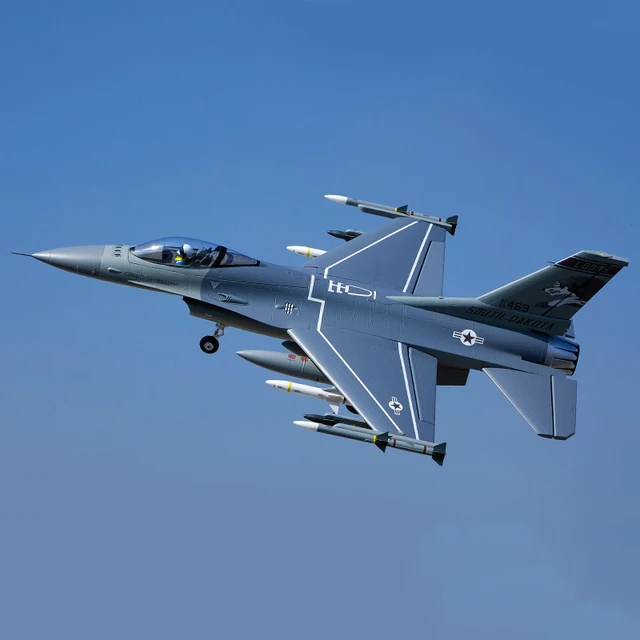 FMS 64mm F-16 PNP version RC simulation aircraft fixed wing fighter outdoor foam assembly remote control adult toy 2