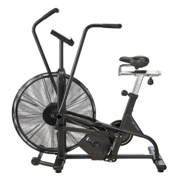좌석 포함 공기 저항 운동 자전거 실내 고정 피트니스 사이클, 프리미엄 품질, 플라이휠 6kg, 신제품