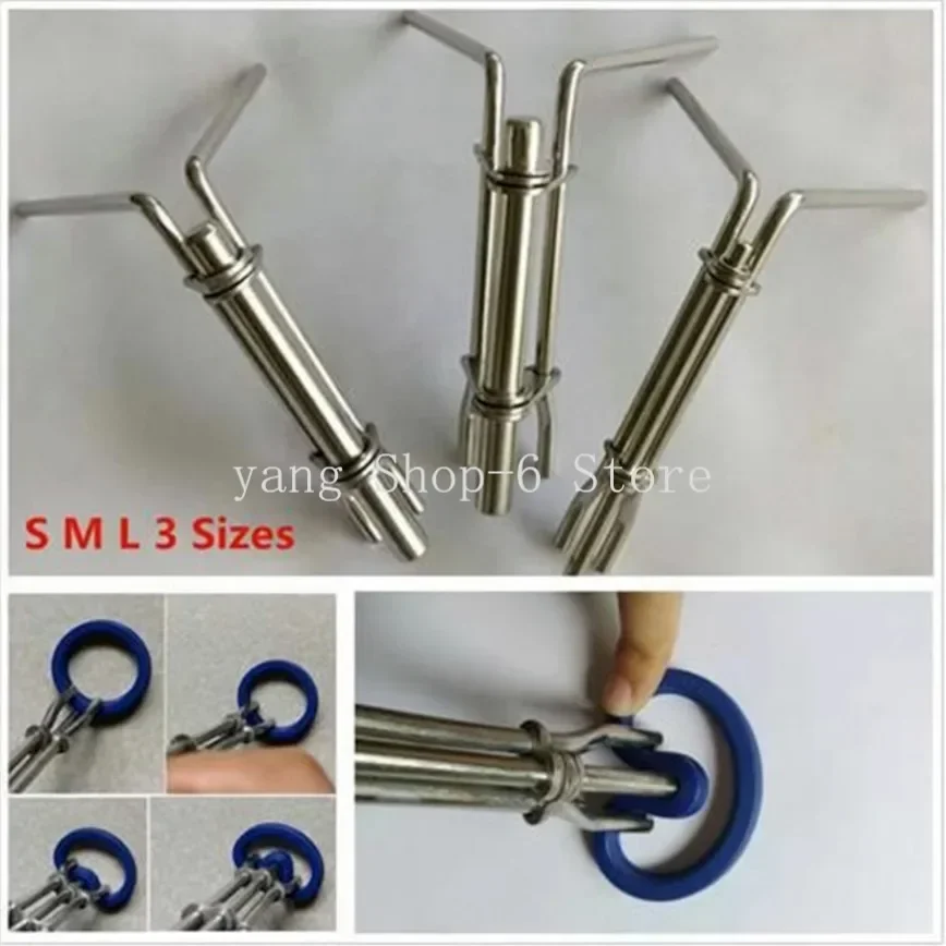 

Thickened Stainless Steel Oil Seal Gasket Pliers Hydraulic Cylinder U-ring Y-ring Oil Seal Installation Removal Tool S M L
