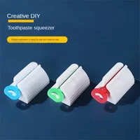 Toothpaste Squeezer Tooth Paste Holder Oral Care Bathroom Tools Tube Cosmetics Press Facial Cleanser Rolling Squeezing Dispenser 1