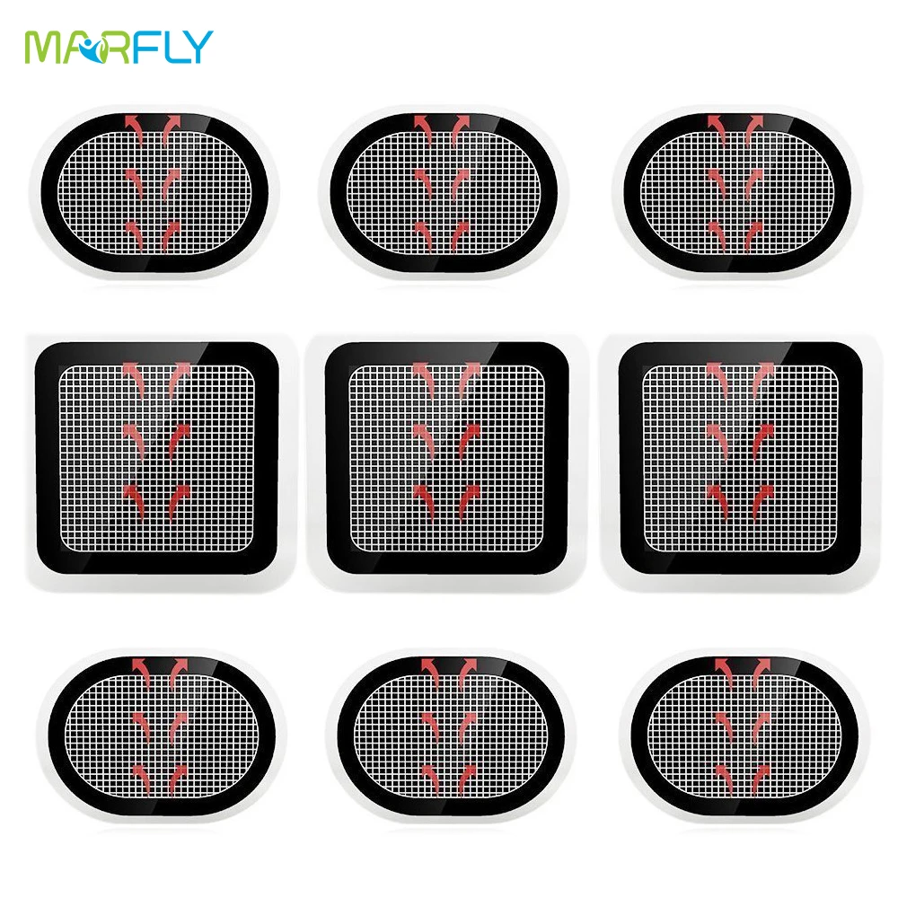 

Replacement Gel Electrode Sheet Pads For EMS Muscle Stimulator Abdominal Abs Toner Core Abs Workout Toning Belt 3/6 Sets