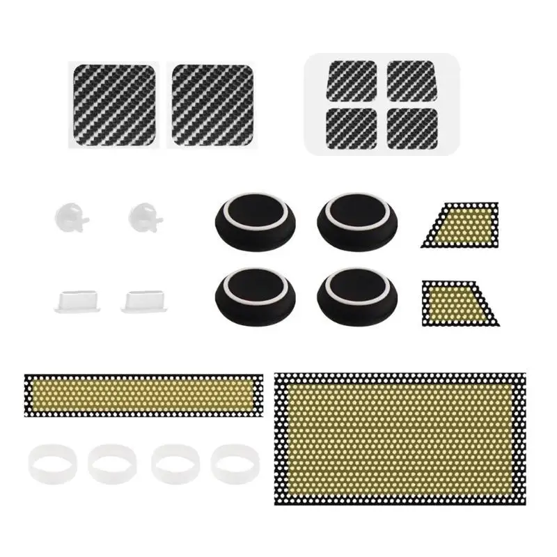 Comprehensive Gaming Protection Kit with Dust Filters & Button Stickers
