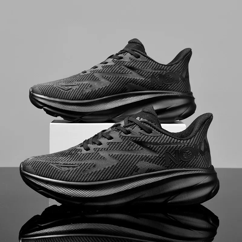 High Quality Men's Comfortable Boots Low Top Running Shoes Lightweight Mesh Sports Shoes Elastic EVA Outsole Casual Shoes