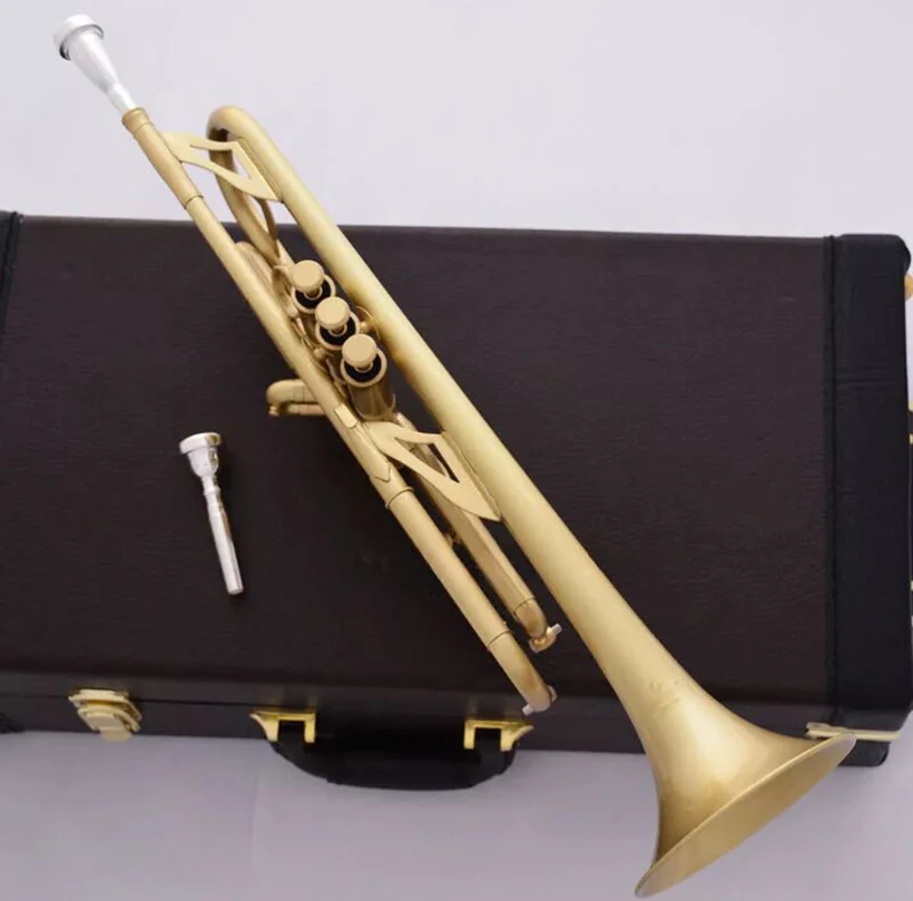 Professional Bb Trumpet Gold Professional Performance Black Protective Case