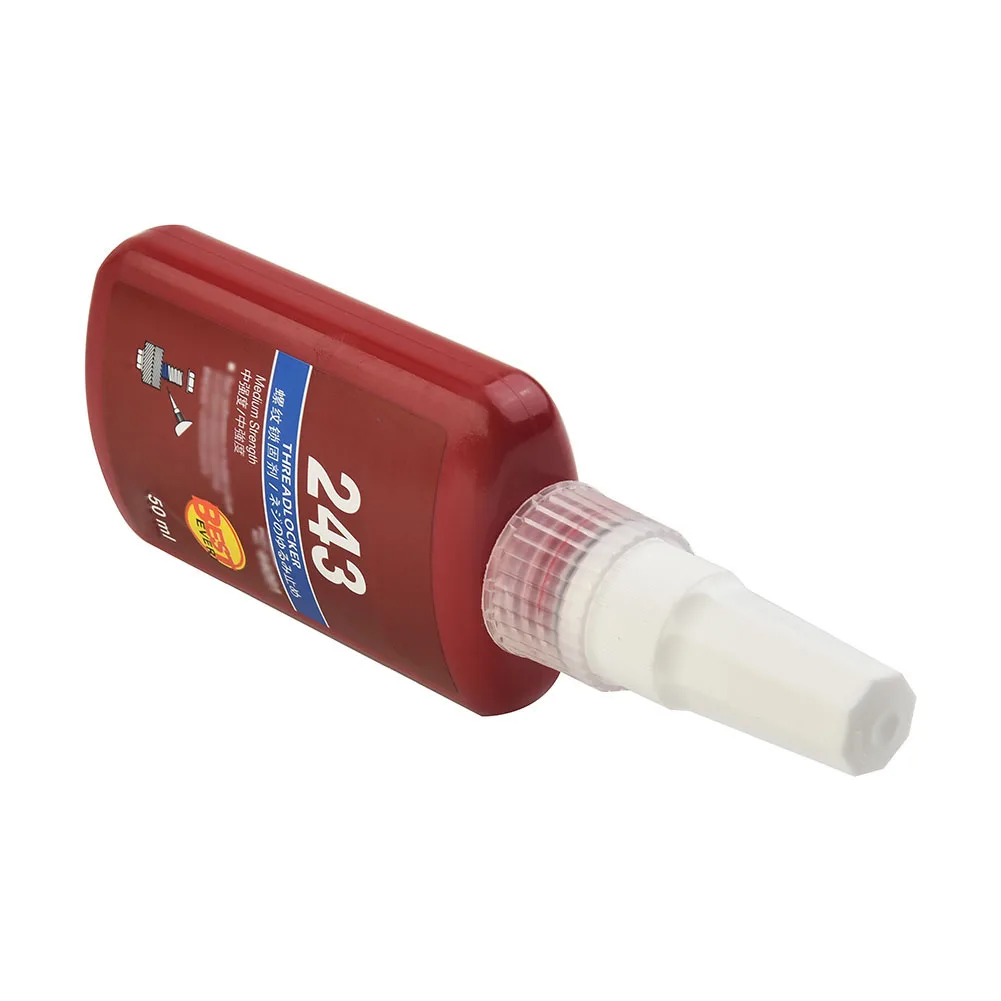 

1pc 50ml Threadlocker Glue Adhesive 243 Medium Strength Adhesive Wire Sealing Anti-Corrosion Thread Locking Liquid