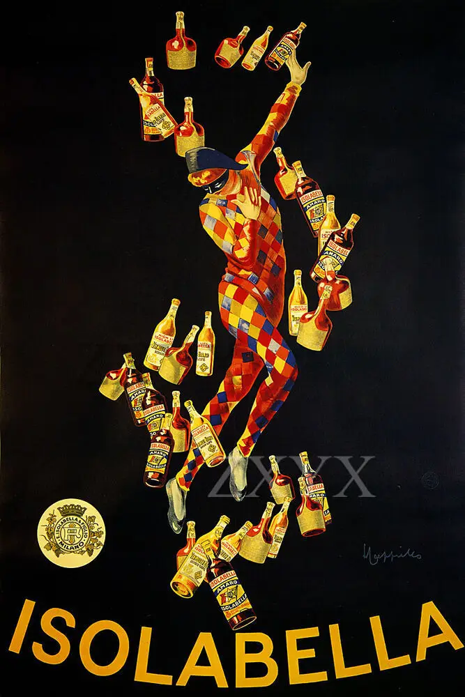 

Винтажный рекламный постер для изобразительного искусства Isolabella Artist Leonetto Cappiello