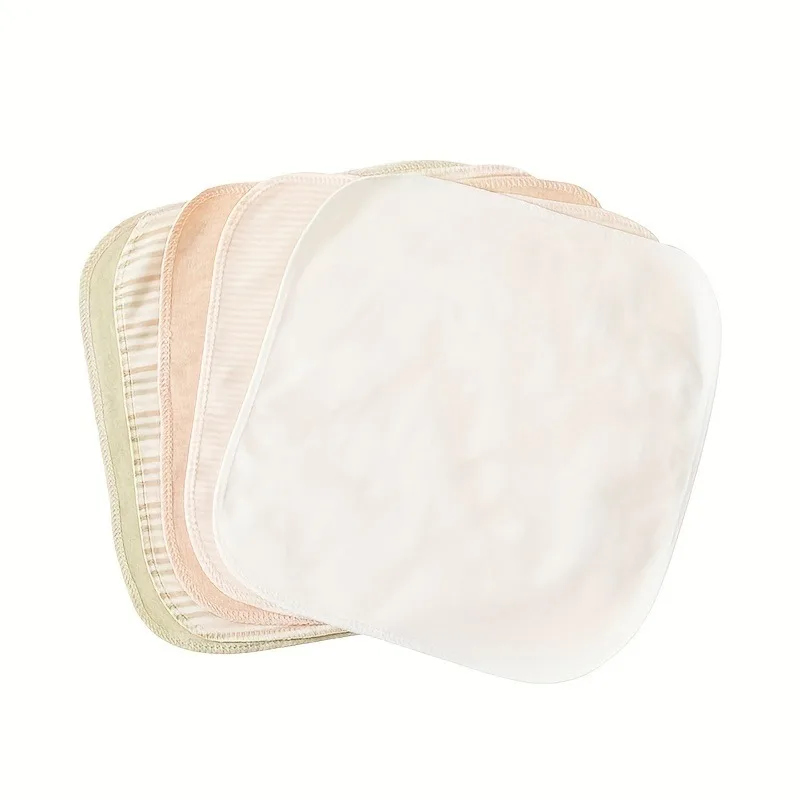 Baby Washcloths Soft Absorbent Newborn Bath Face Towel Natural Baby Wipes for Delicate Skin 5 Pack